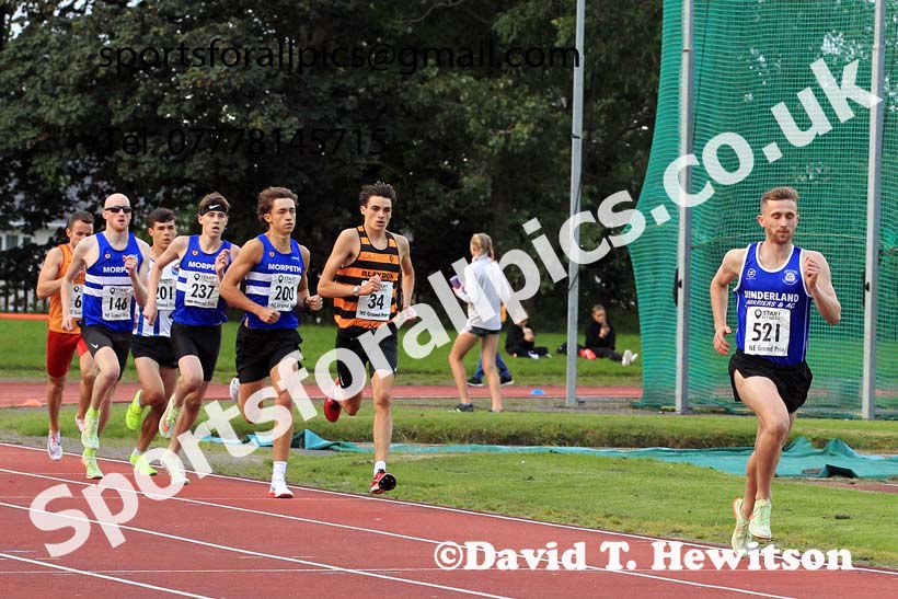 800 metres, 2023 NEGP 6 Monkton.  Photo: David T. Hewitson/Sports for All Pics